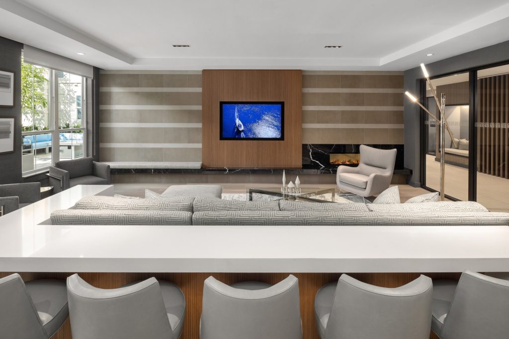 Game lounge close-up.