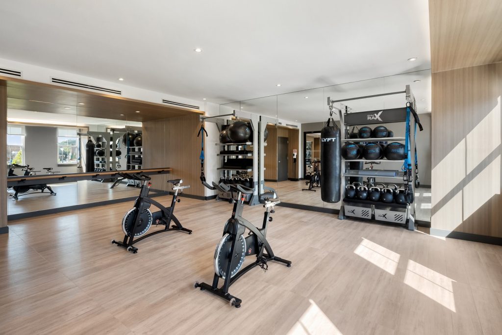 Fitness studio second angle.