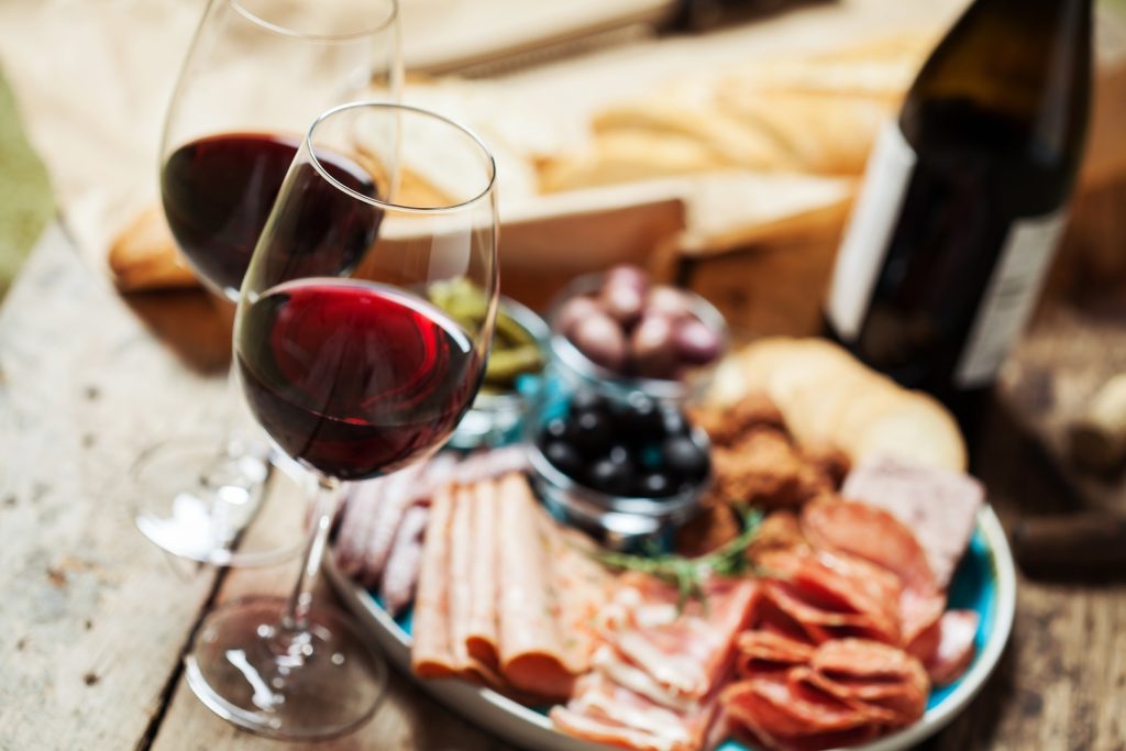 Wine and cheese